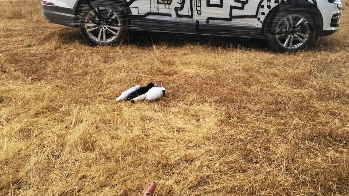 Street land art car